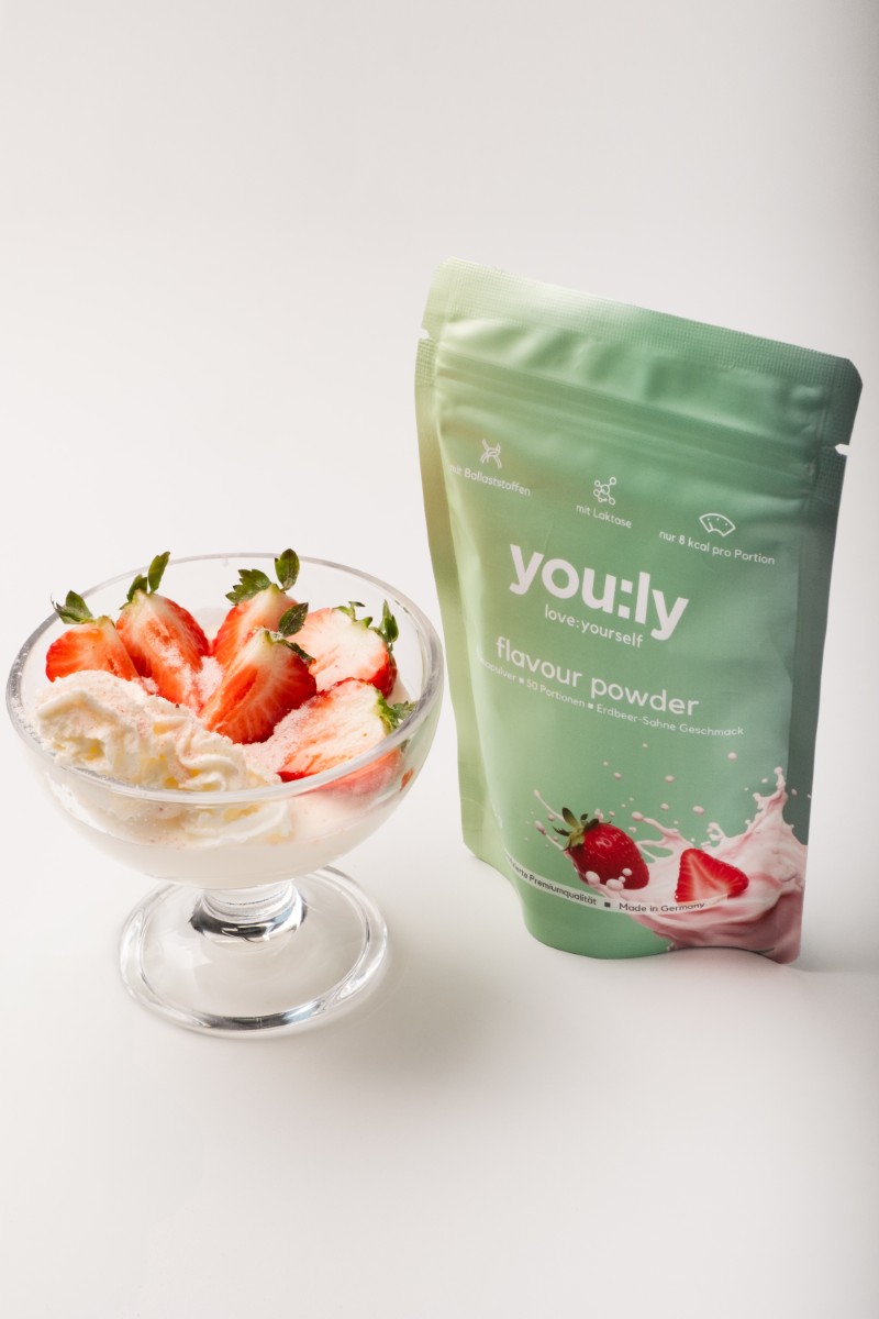 flavour powder Erdbeer-Sahne