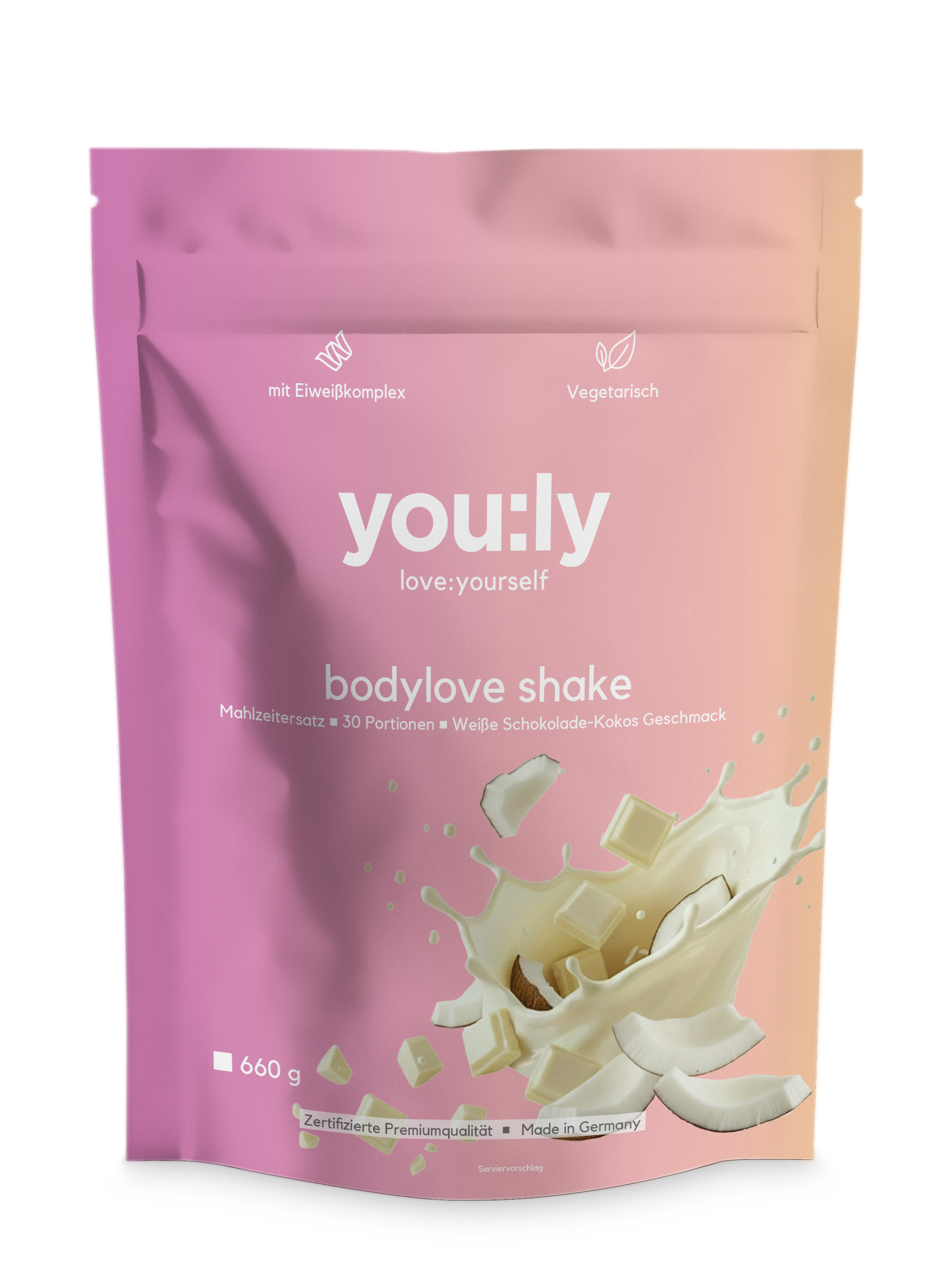 bodylove shake Weiße Schokolade & Kokos 30 Portionen