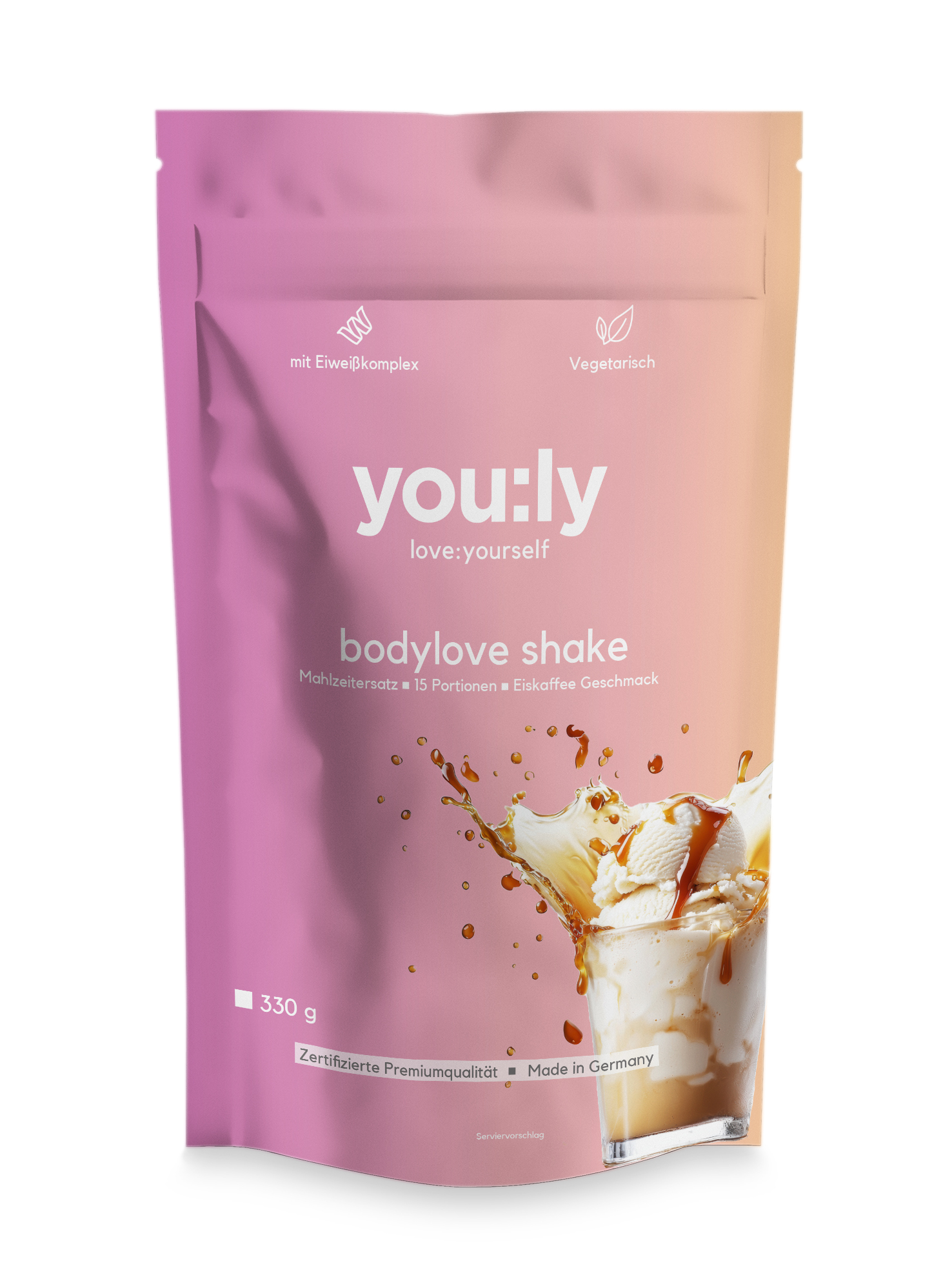 bodylove shake Eiskaffee 15 Portionen