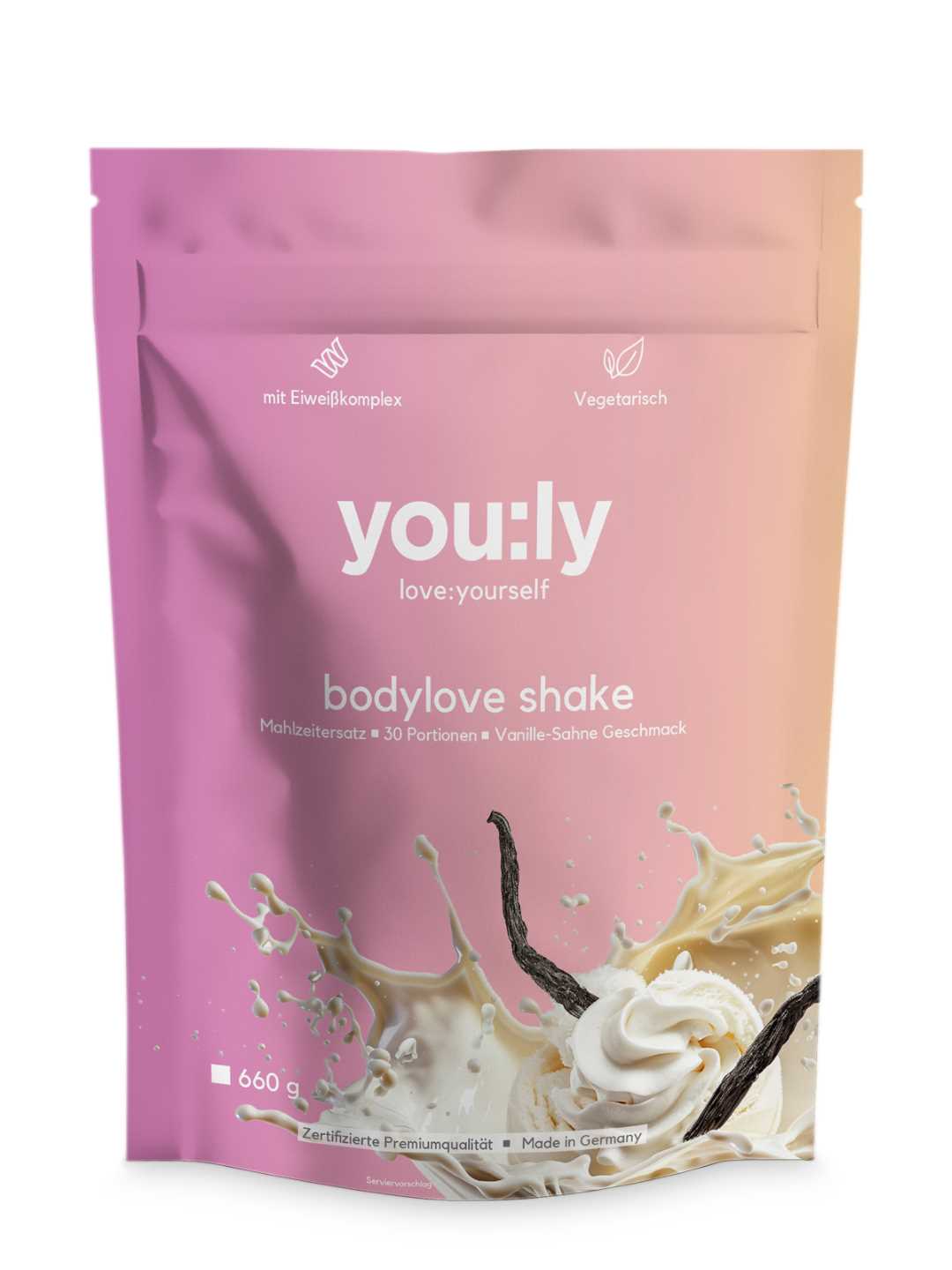 bodylove shake Vanille-Sahne 30 Portionen