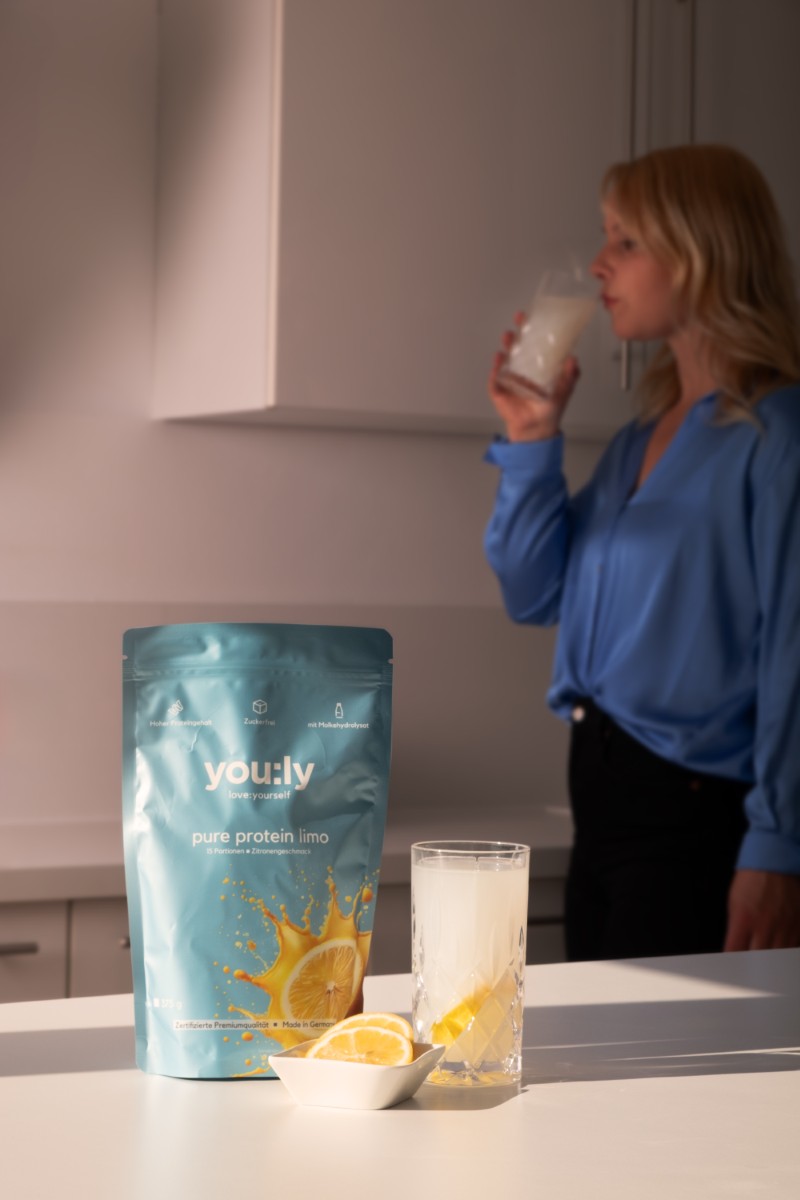 pure protein limo Zitrone