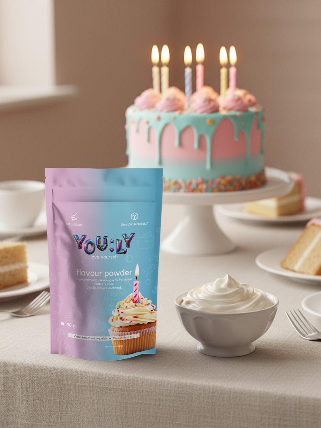 flavour powder Birthday Cake