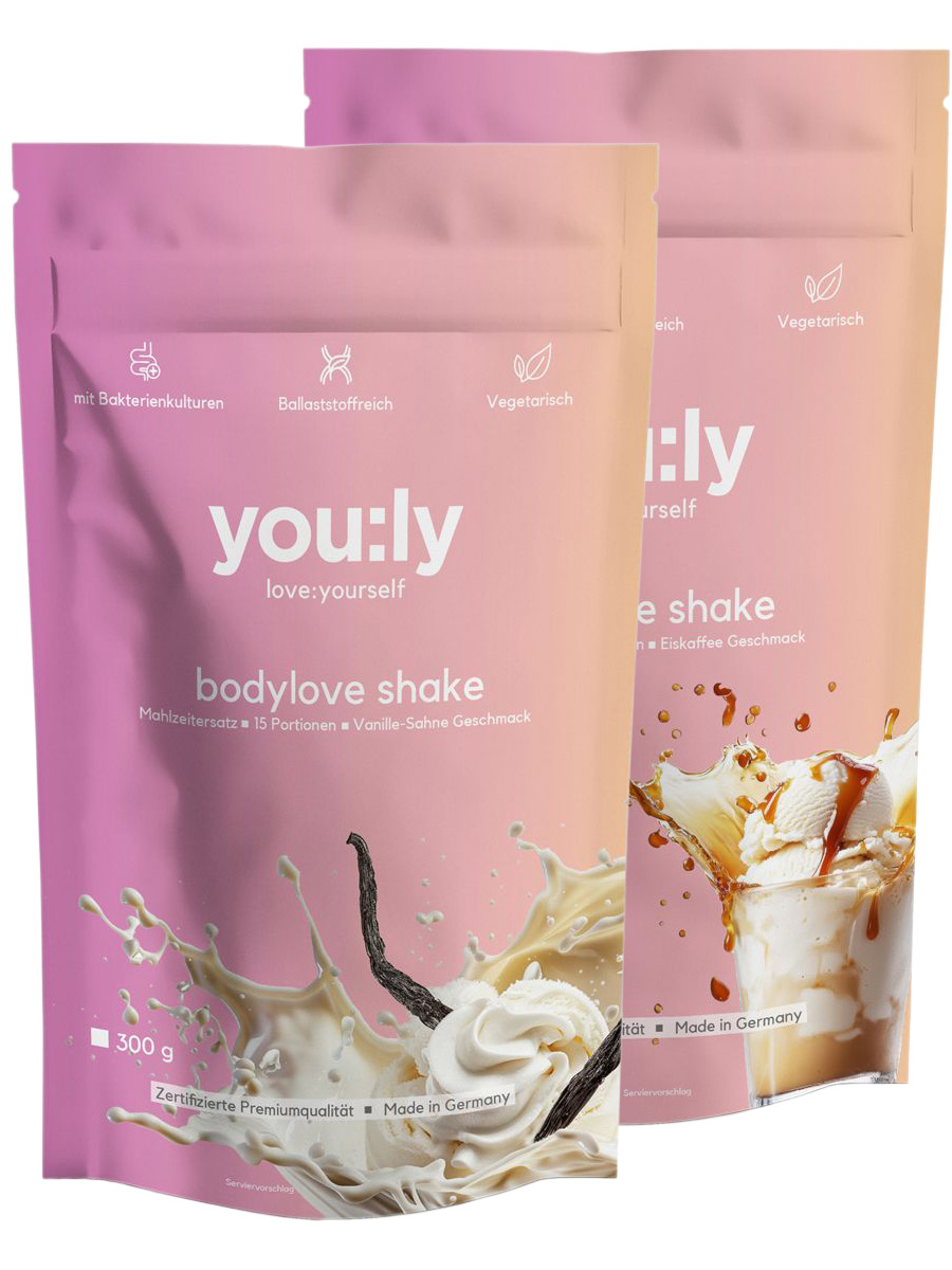 summer set bodylove shake Vanille Sahne & Eiskaffee