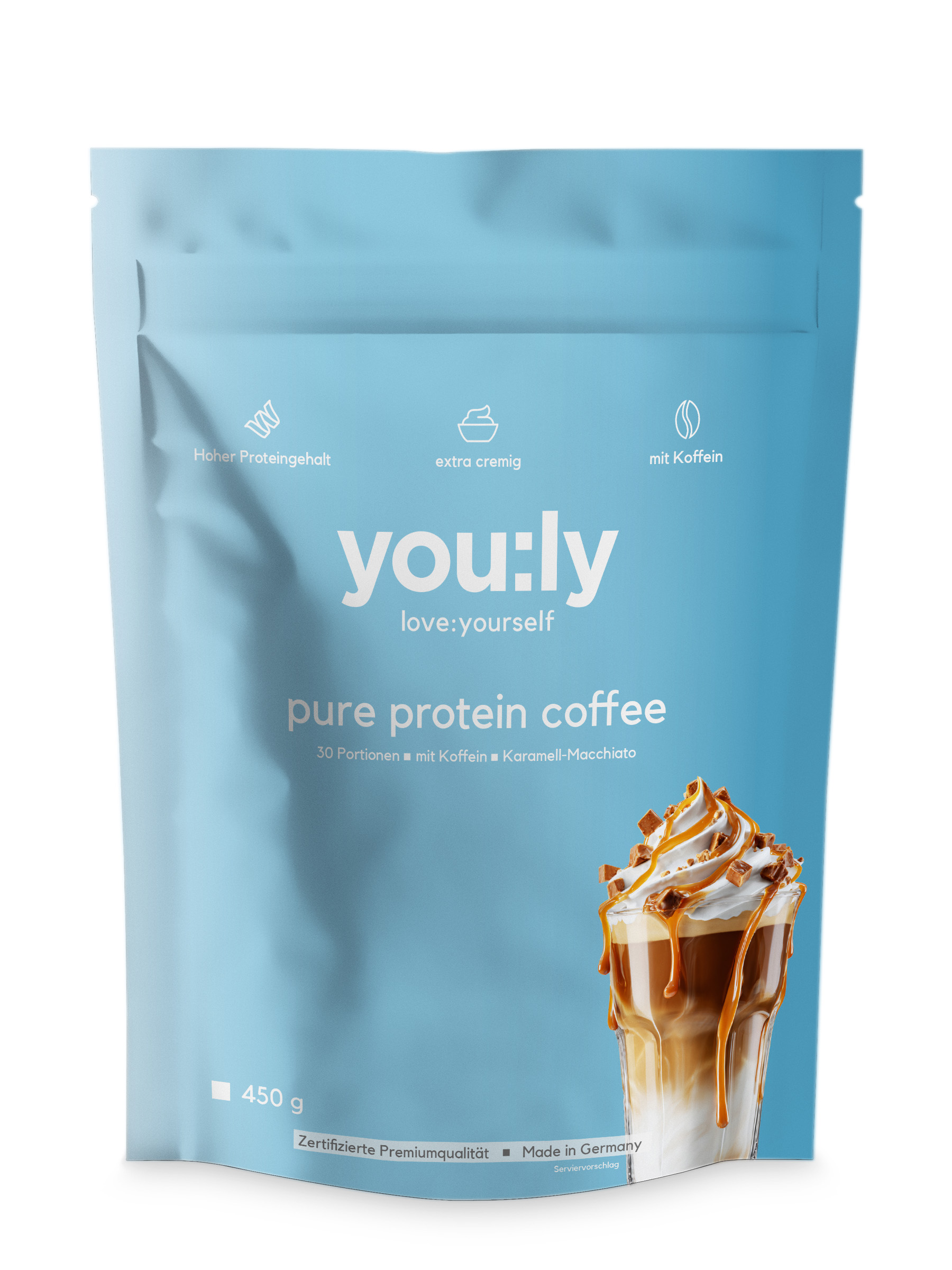 pure protein coffee Caramel Macchiato 30 Portionen