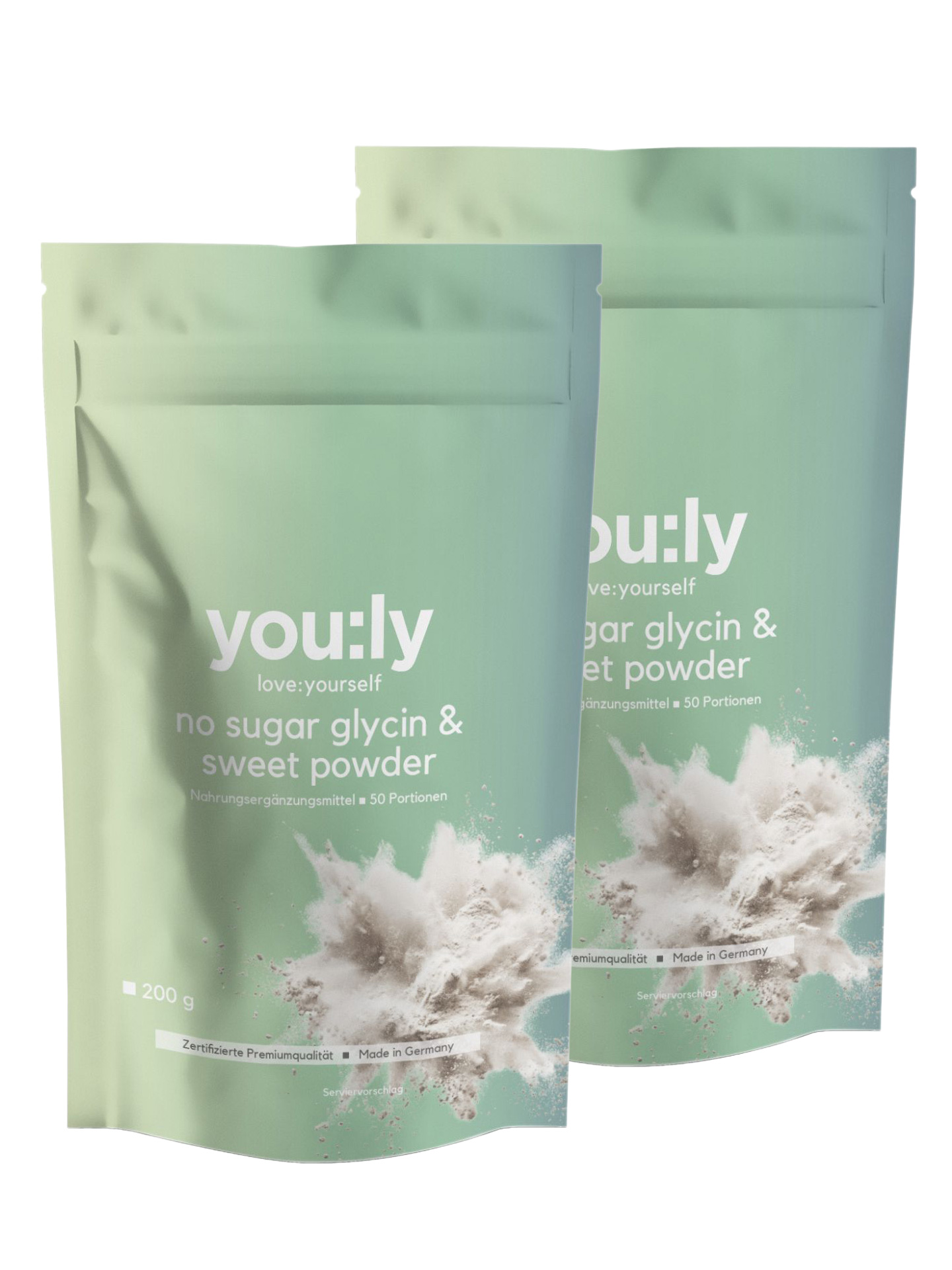 2x no sugar glycin sweetener powder