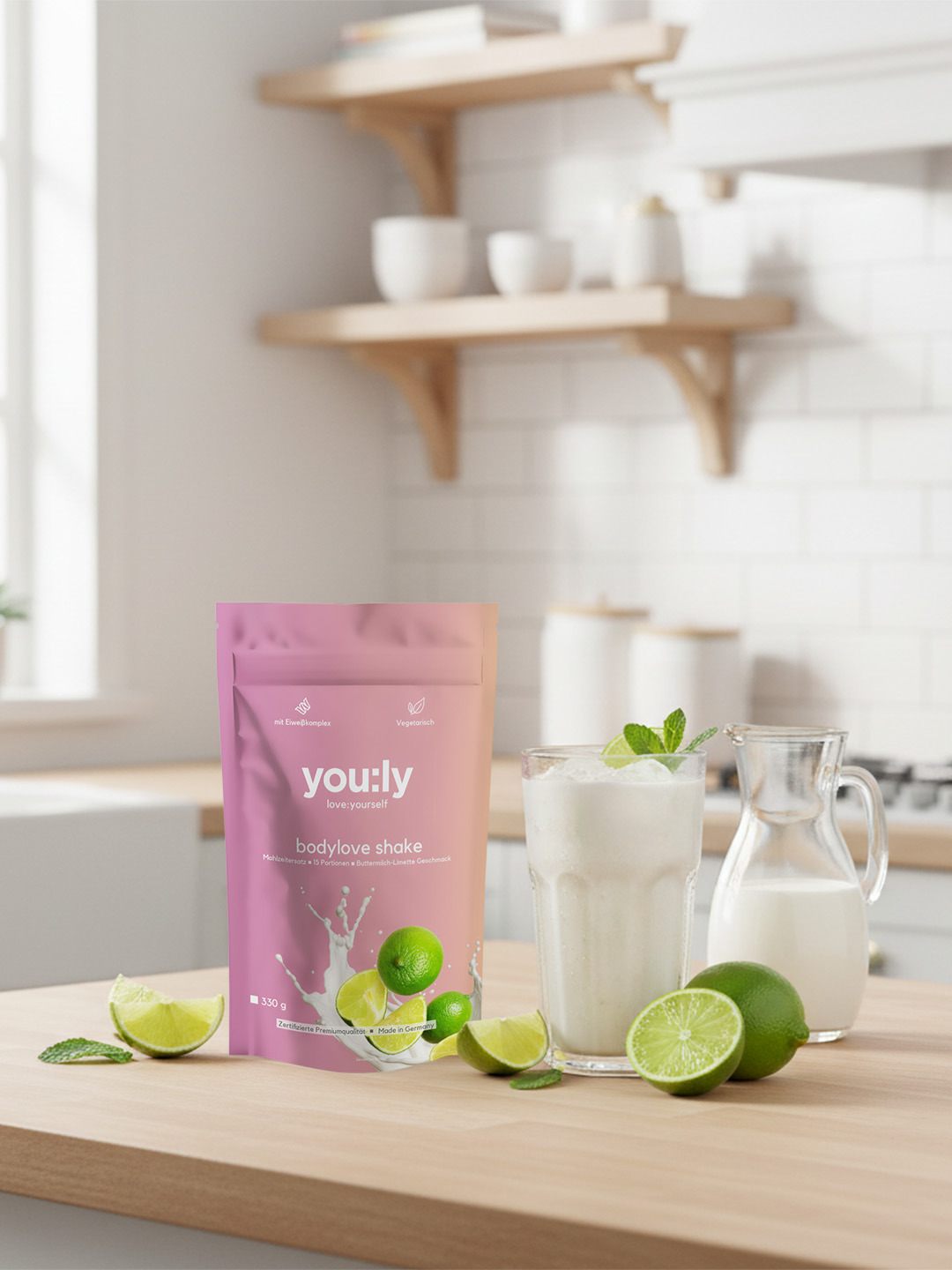 bodylove shake Buttermilch-Limette 15 Portionen