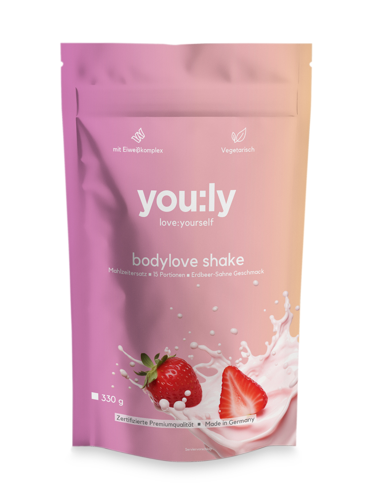bodylove shake Erdbeer-Sahne 15 Portionen