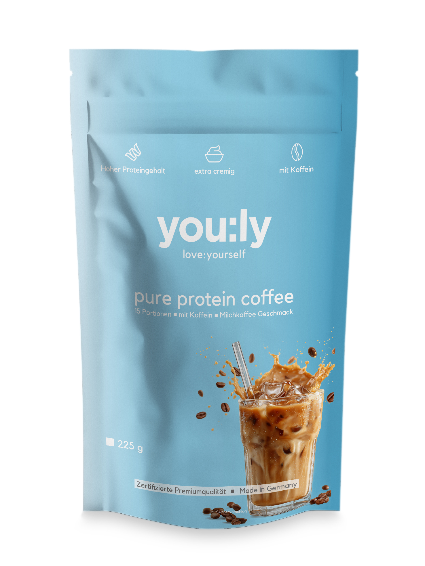 Pure Protein Coffee Milchkaffee 15 Portionen