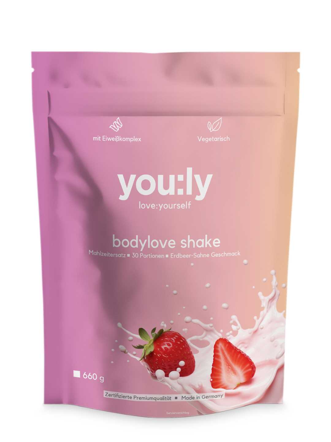 bodylove shake Erdbeer-Sahne 30 Portionen