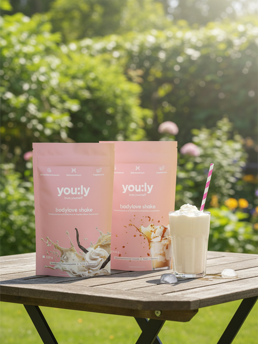 summer set bodylove shake Vanille Sahne & Eiskaffee